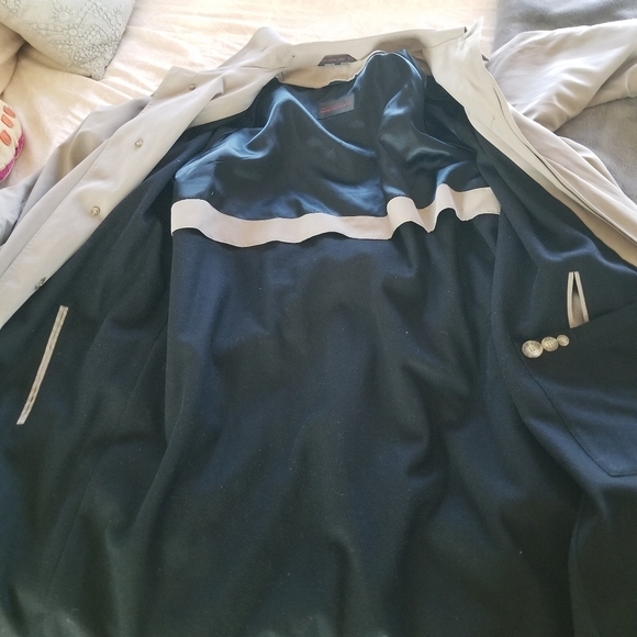 Rochester Big & Tall | Khaki Trench Coat - Picture 9 of 15